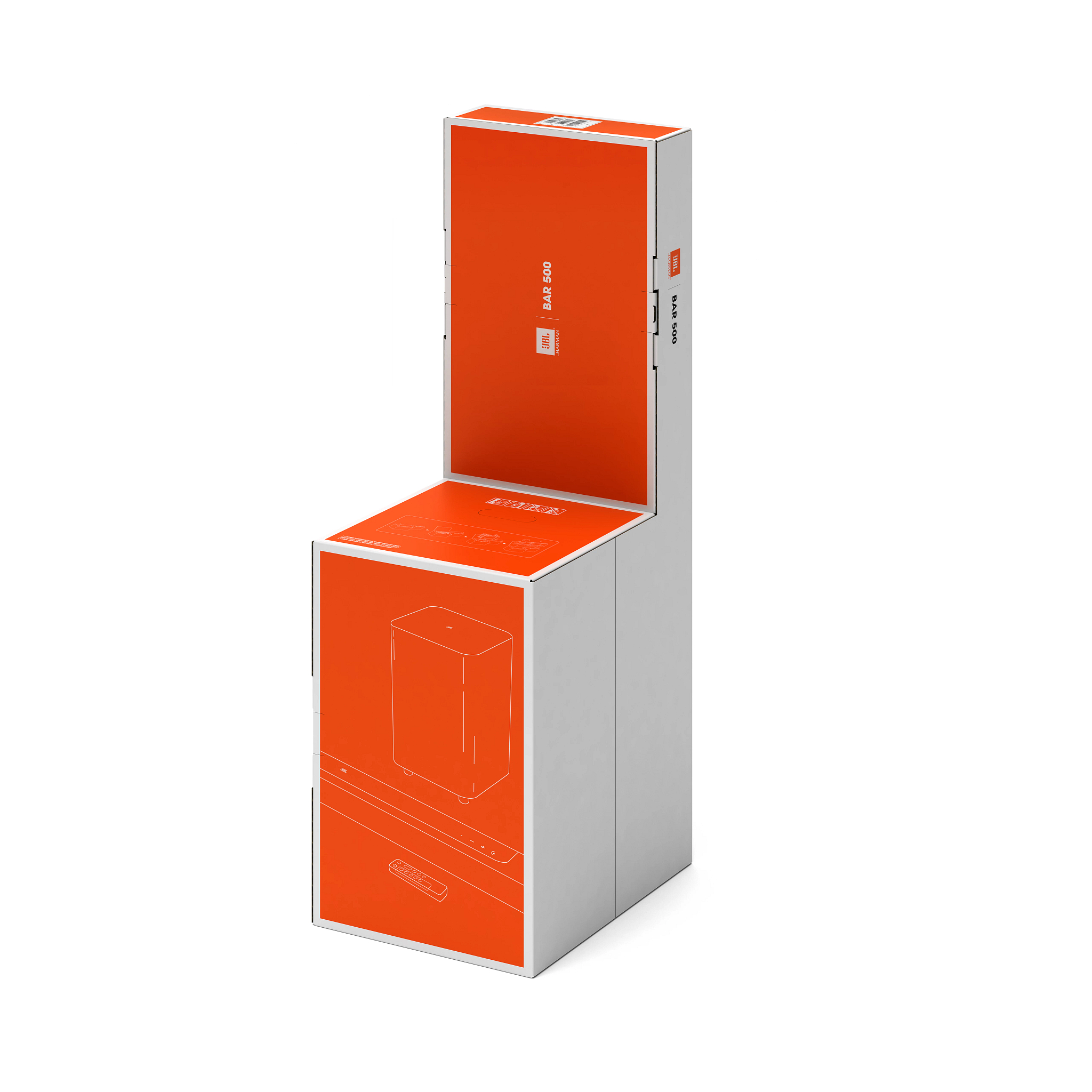 JBL Bar 500 - 5.1 Channel Soundbar with Wireless Subwoofer - Picture 12 of 12